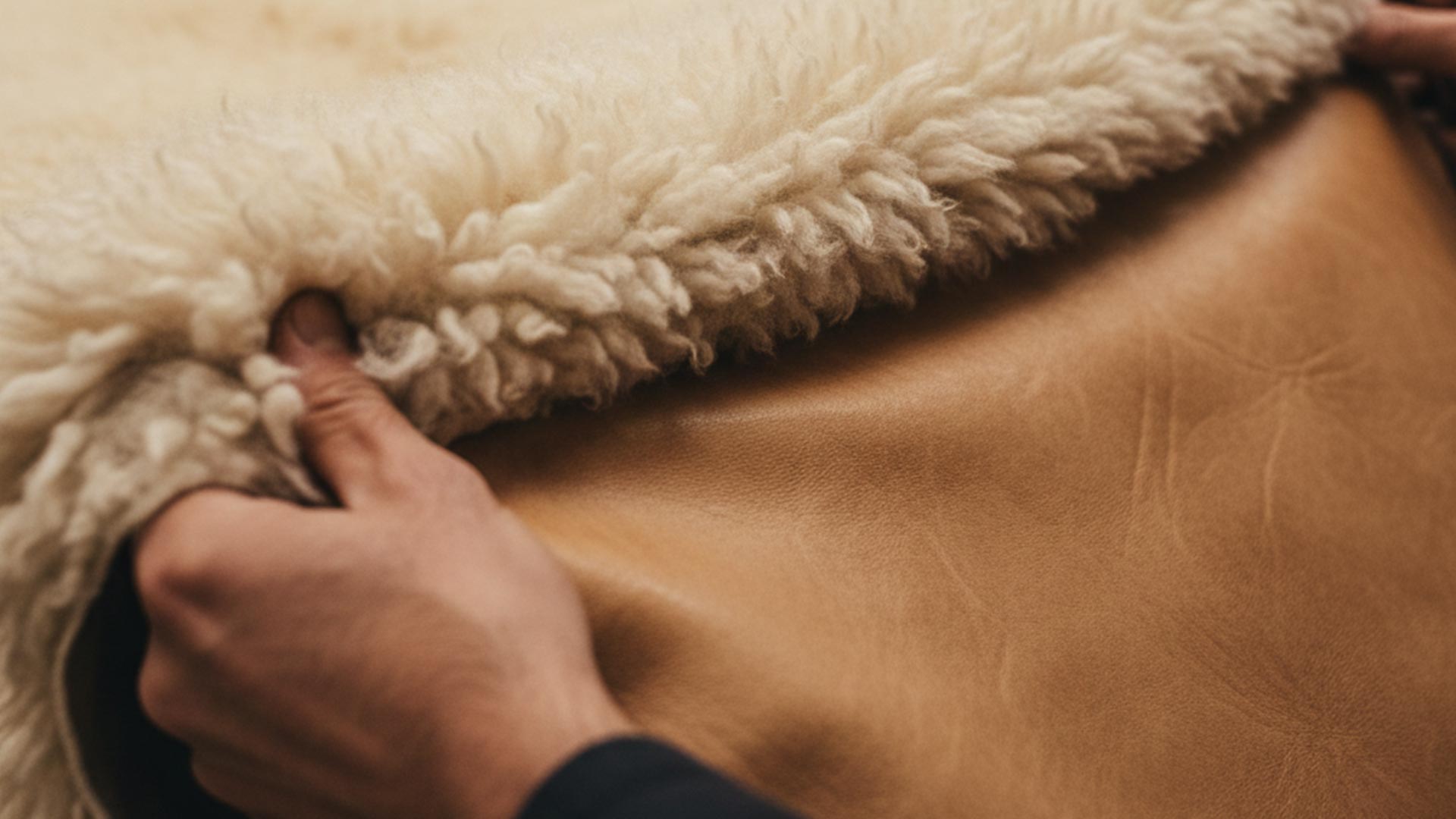 How is sheepskin leather made?