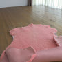 Curly Shearling Sheepskin Hide 12mm Wool Length – Rose