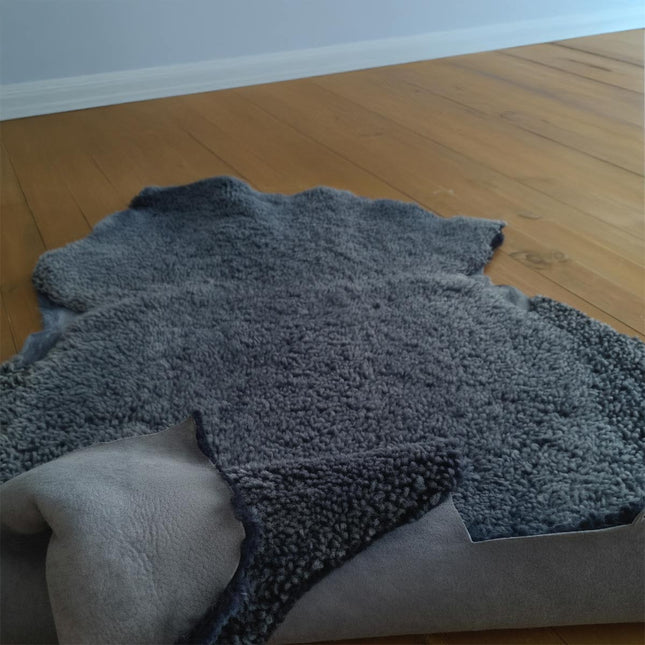 Dartmoor Brisa Genuine Sheepskin Hide – Dark Indigo Blue